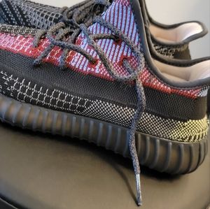 Yezzy 350 V2 size 7 1/2 black and red